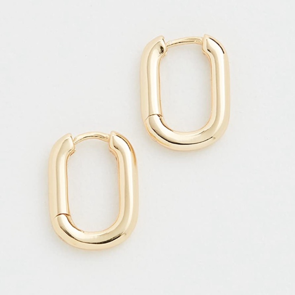 Shashi 18k Vermeil Gold Cosmo Huggies